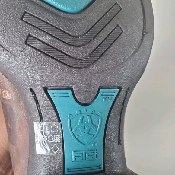 Ariat Women's Boots Size 9B Tombstone Leather Western Cowboy Square Toe 10008017 - Picture 11 of 16